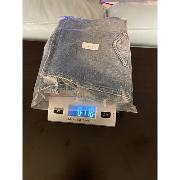No Boundaries Juniors Mini Skirt Size 7 Denim Low Rise Rhinestone Rave Club Y2K - Picture 6 of 6